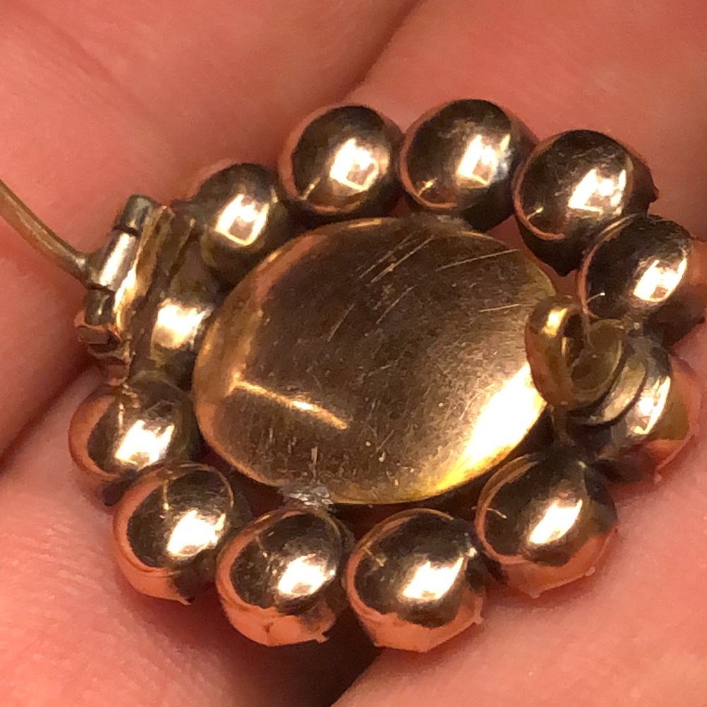 Georgian Victorian mourning brooch - Picture 7 of 9